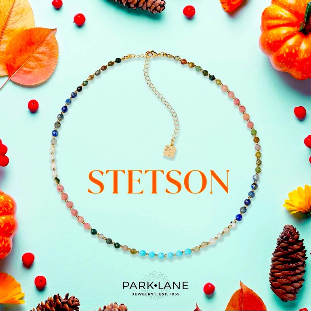 Stetson hand beaded necklace